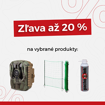 20 % zľava na vybrané produkty