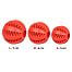 Dental ball for dogs, red, 3 sizes S - L