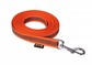 Tracking cord rubber, silver buckle, orange