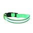 Woven LED light-up collar for dogs